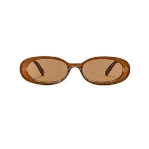 Le Specs Outta Love Sunglasses - Caramel-Tan Tint